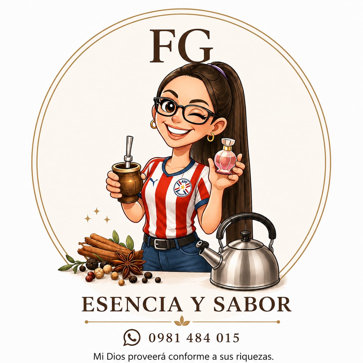 Logo de FG Esencia y Sabor